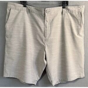 OP Opflex Shorts Men 46‎ Gray Chino Pockets Golf  4 Way Stretch Lightweight